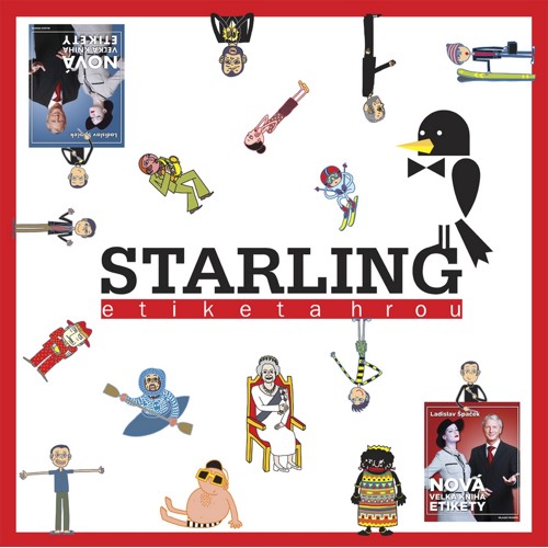 Starling Etiketa hrou