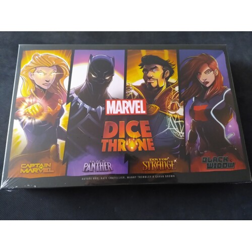 Marvel Dice Throne: Captain Marvel, Black Panther, Doctor Strange, Black Widow