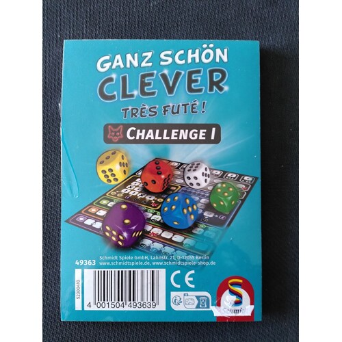 Ganz Schön Clever: Challenge I