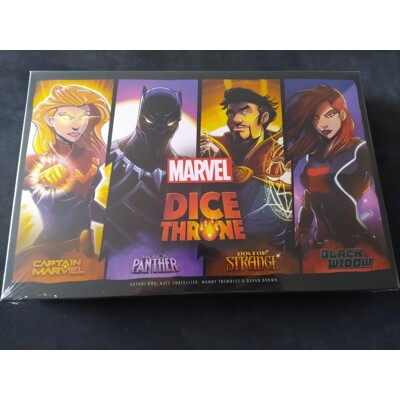 Marvel Dice Throne: Captain Marvel, Black Panther, Doctor Strange, Black Widow