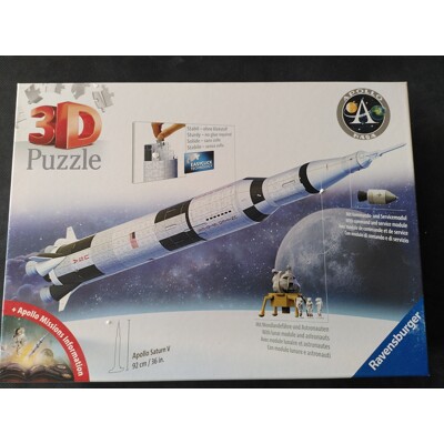3D puzzle raketa Saturn V